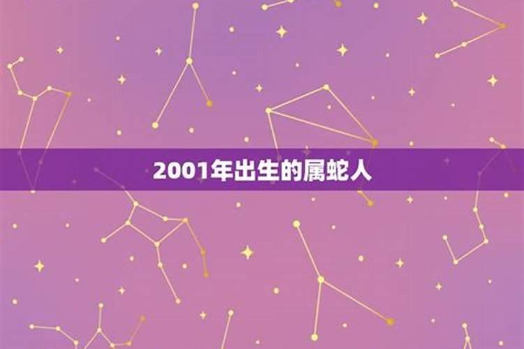 2001年属蛇的人命运如何