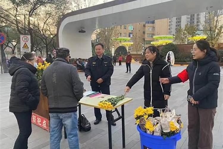 咸阳寒衣节公共祭祀点