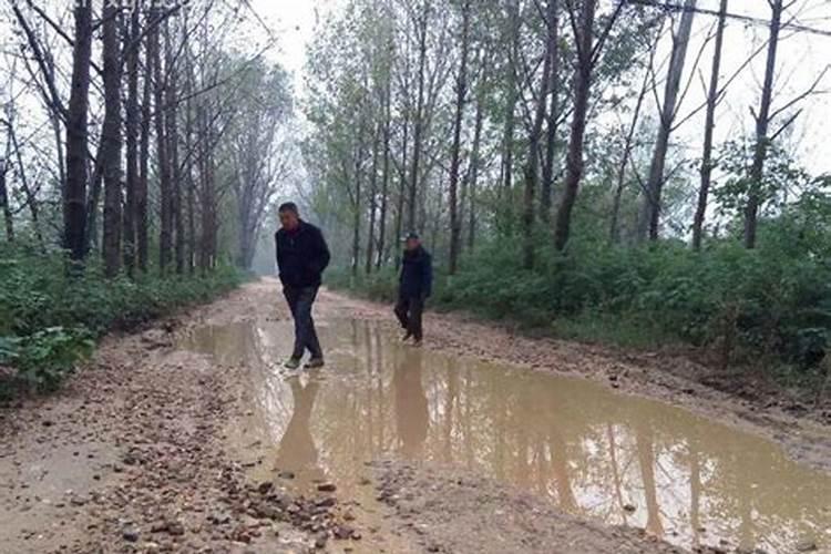 梦到下雨天帮助别人