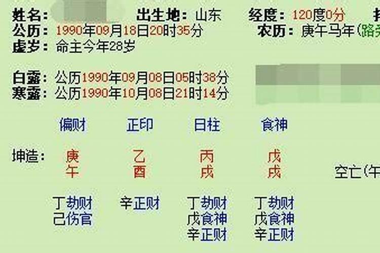 八字里的正财正官正印是什么意思