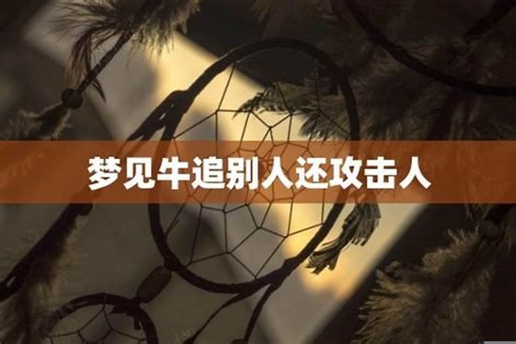 梦见牛追人还攻击人什么意思