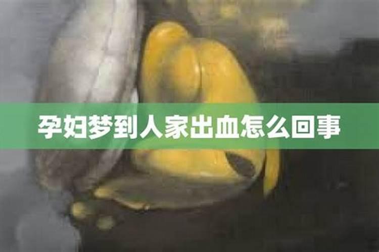 怀孕了梦见下身出血