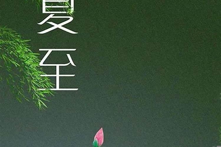 夏至是农历五月节吗