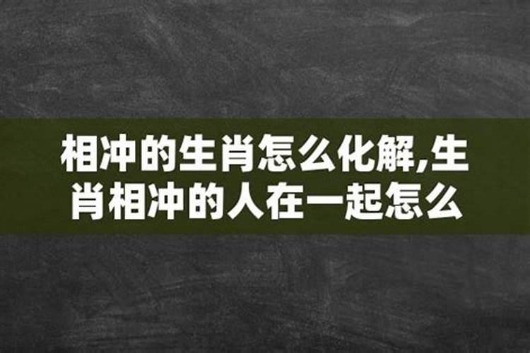 生肖相冲运势会好吗