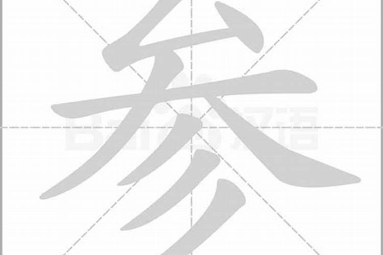 参字五行属什么行