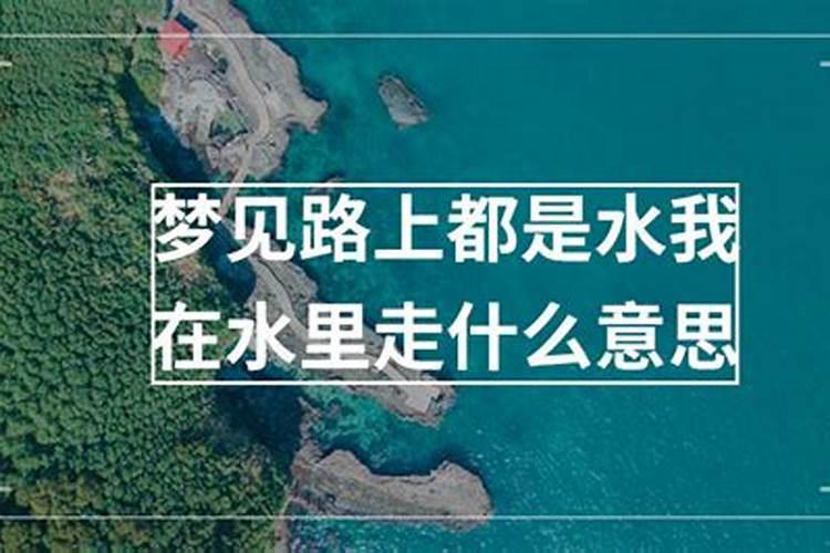 梦见路上到处都是水在水中走