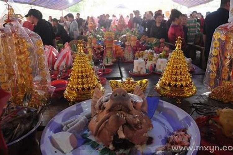 梦到中元节祭祖