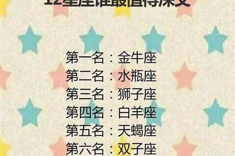 十二星座谁排第一位