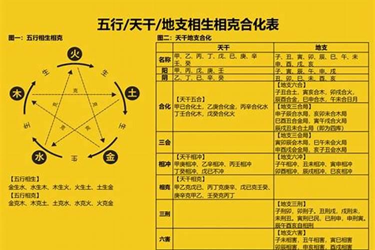 天干地支合化五行