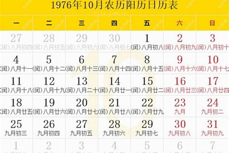 1976年阳历10月13日是什么星座