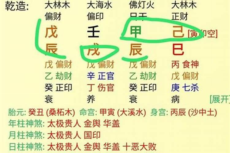 中央大官八字命理案例