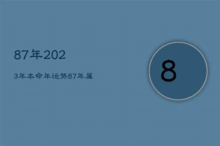 87年农历腊月15的生日男