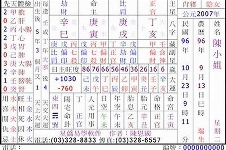 八字中上等