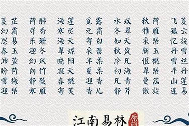 给孩子取名字寓意好的字