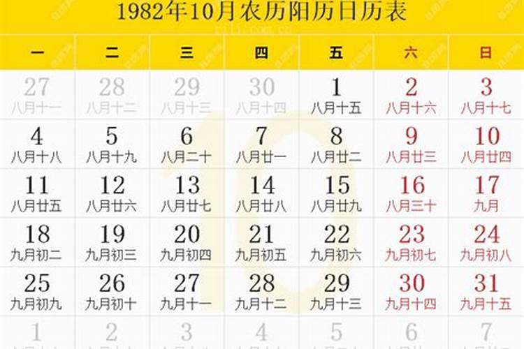 1982年农历正月十一日