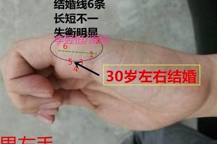 怎样从手相上看何时结婚的