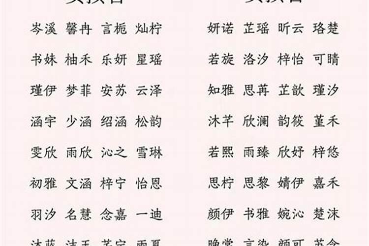 给我女儿起个名字