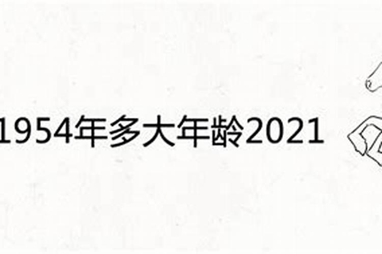 1954年属什么多少岁