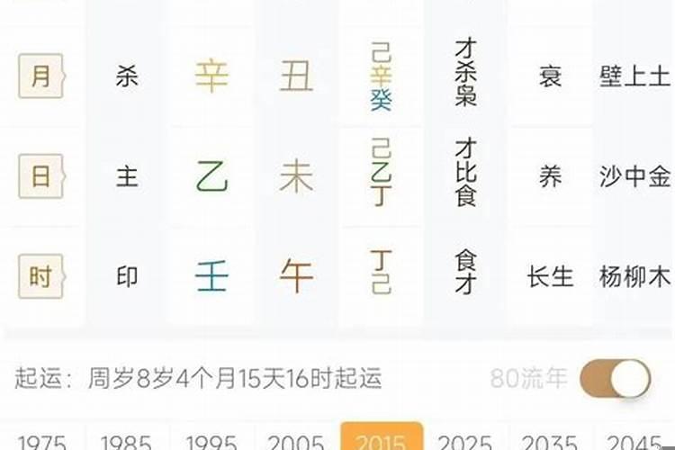 乙未日柱的八字案例