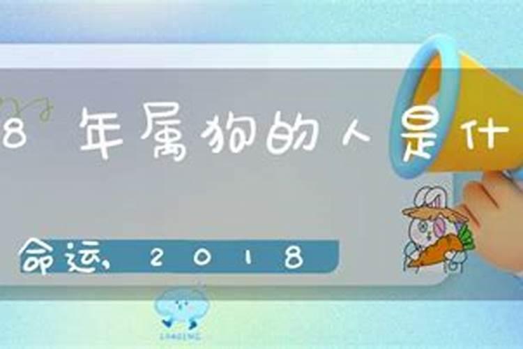 2018年属狗的人是什么命