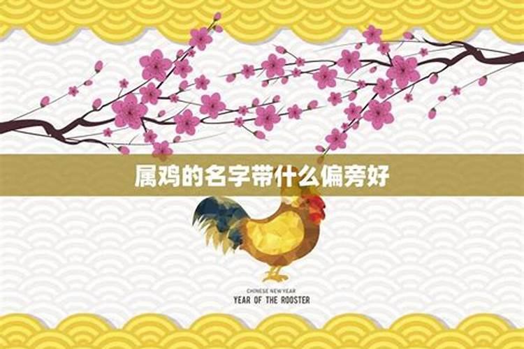 生肖鸡名字中带有什么偏旁部首好