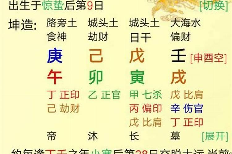 八字看财富水平