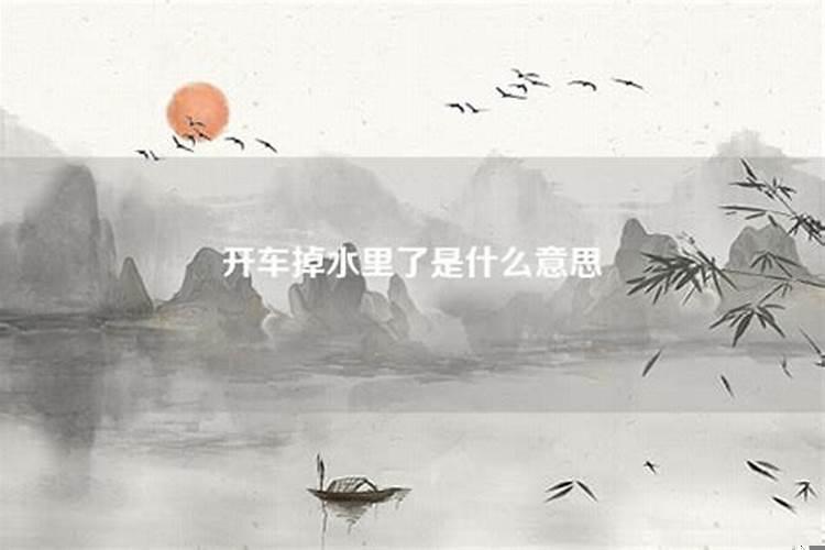 梦见包包掉水里冲走了什么意思