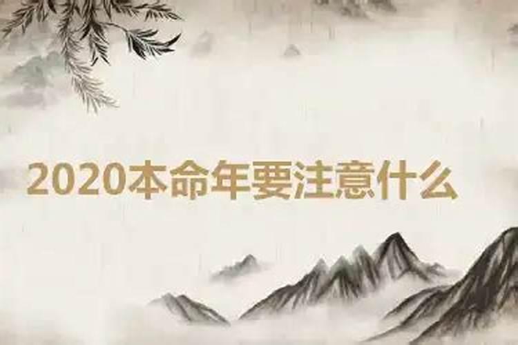 2020本命年注意事项